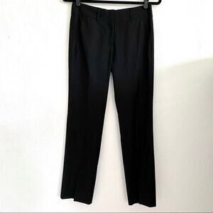 Piazza Sempione Wool Blend Black Skinny Trousers Size 2